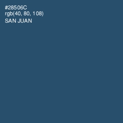 #28506C - San Juan Color Image